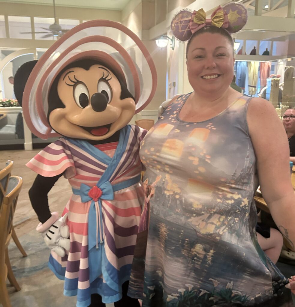 Me & Minnie at Cap May Cafe