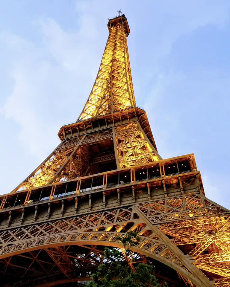 Eiffel tower during adventures by Disney