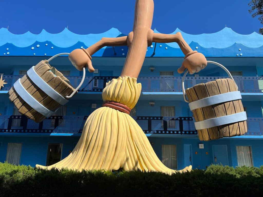 Outdoor decoration at Disney's All Star Movies