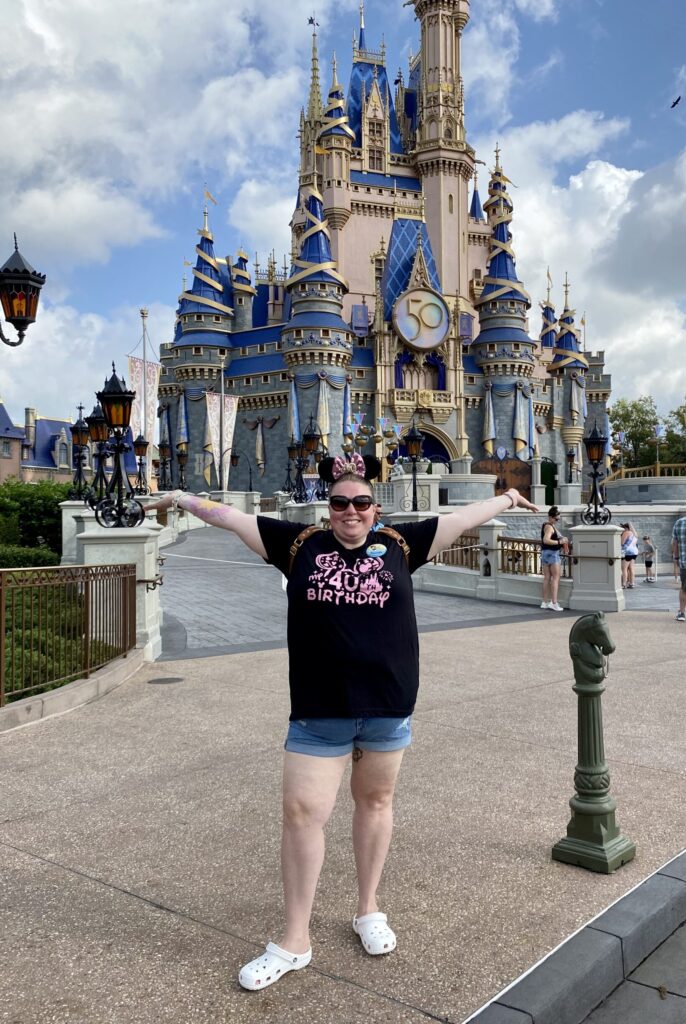 Amanda at Cinderella Castle