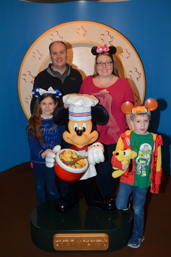 Family at Chef Mickey's