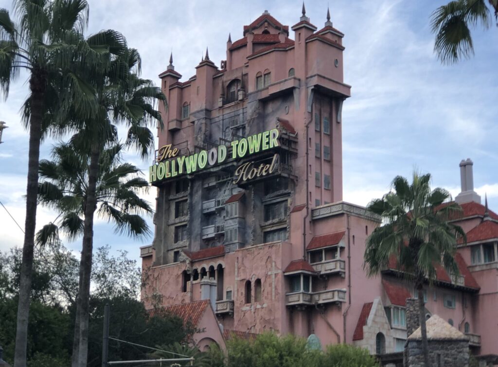 Tower of Terror ride at Hollywood Studios