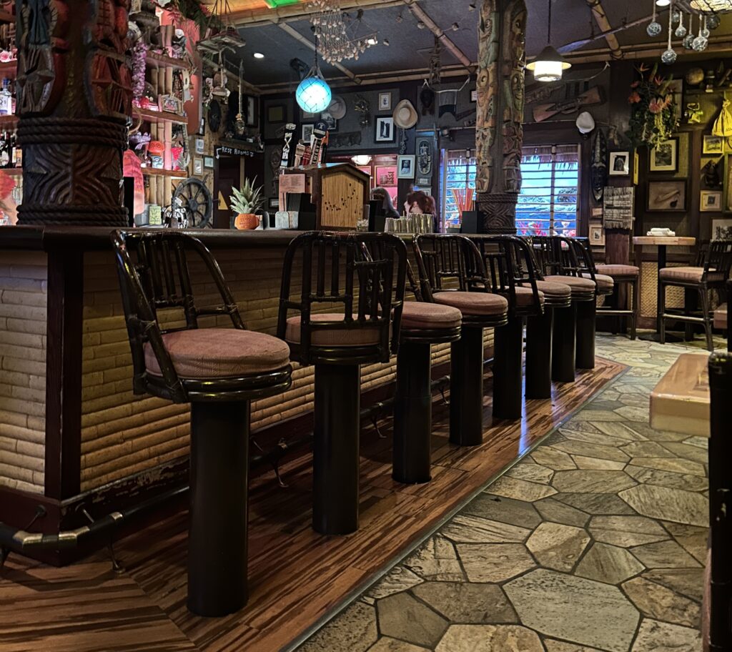 Inside Trader Sam's at Disneyland hotels