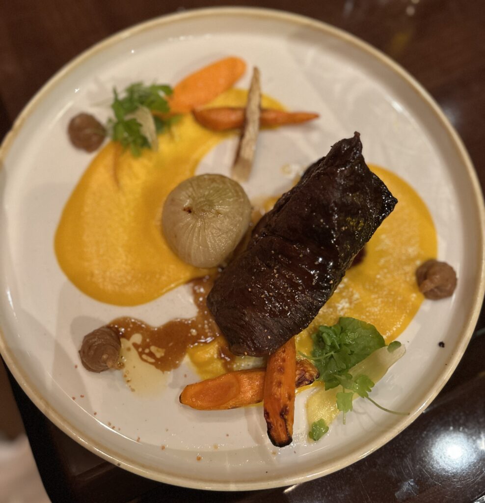 Ribeye steak from Tiffin's restaurant