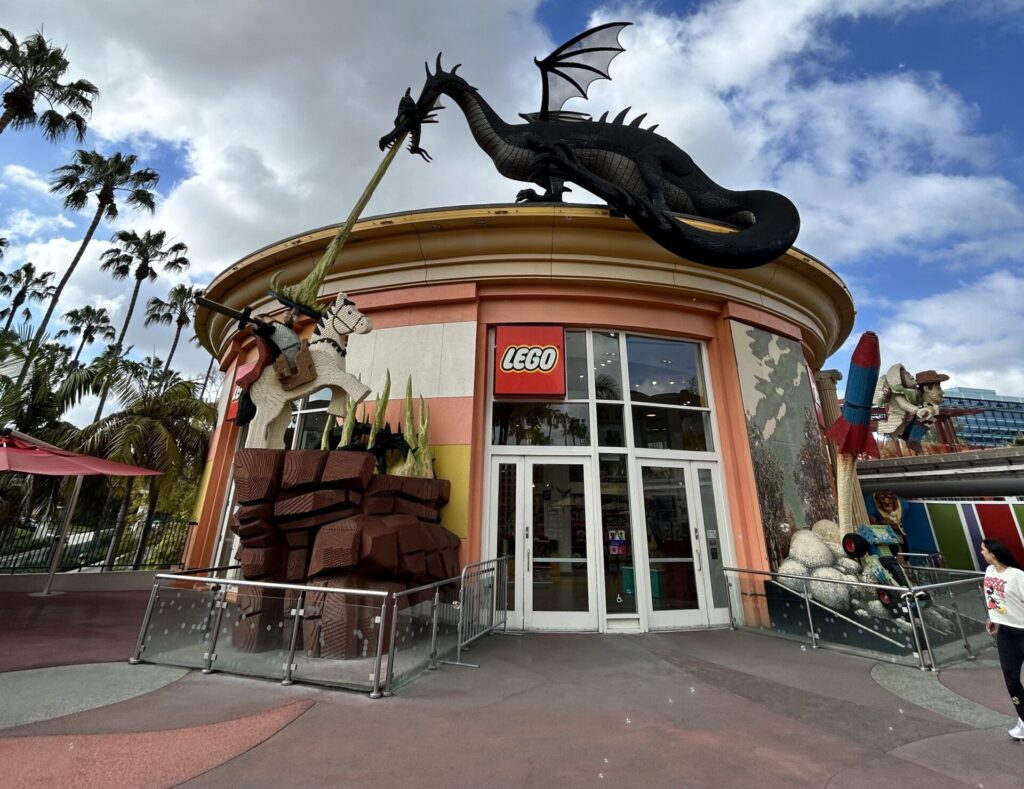 Lego store at Downtown Disney