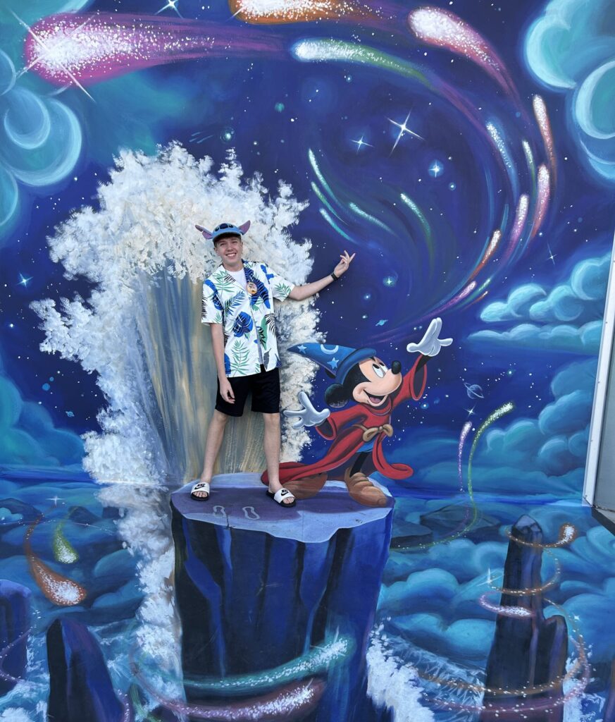 3D art at downtown Disney in California