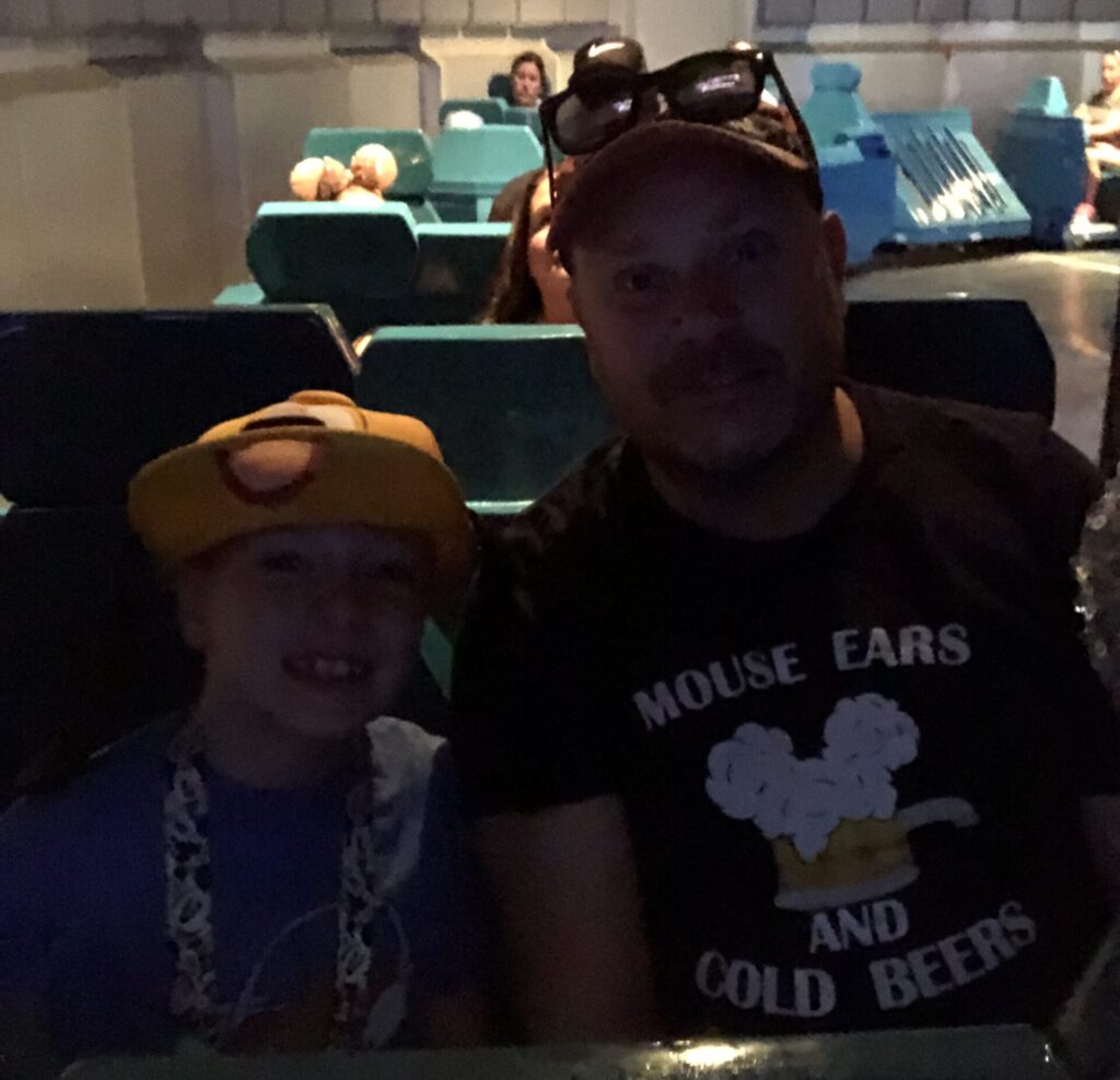 ride vehicle on spaceship earth