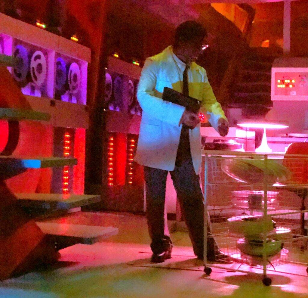 computer scene inside spaceship earth